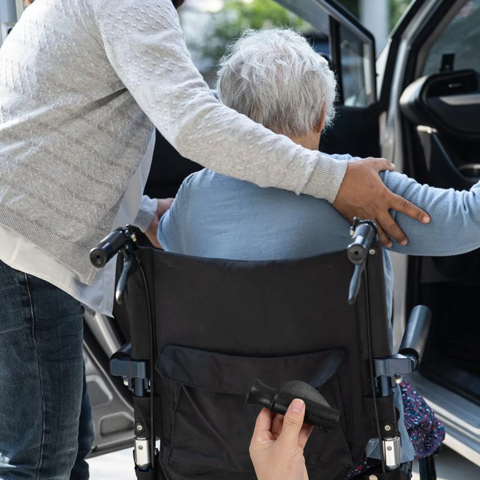 

2 шт. Накладки на ручки инвалидных колясок, удобные нескользящие ручки-подушки для ходунков и колясок, средство для людей с ограниченными возможностями и пожилых людей