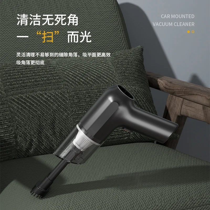 مكنسة كهربائية للسيارة عبر الحدود مع شفط قوي للغاية لاسلكي عالي الطاقة وشفط عالي الطاقة للسيارة المنزلية الكل واحد