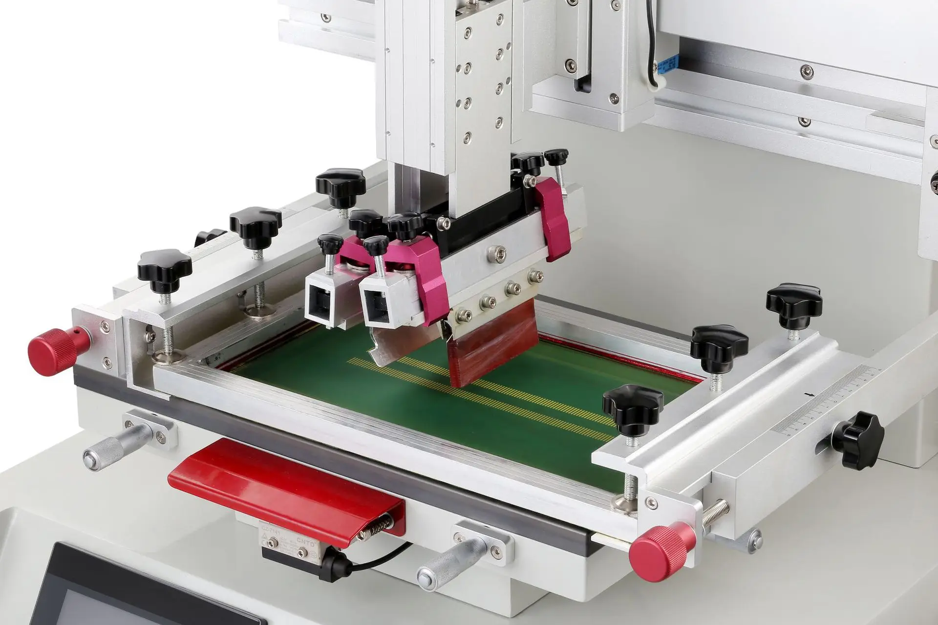 Flat screen printing machine Glass ceramic plastic screen printing machine Single and double color flat screen printing machine