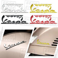 3D Auto Motorcycle Chrome Letters Sticker For Vespa Sprint Primavera 300 LX LXV GTS300 LX125 LX150 125 150 Accessories