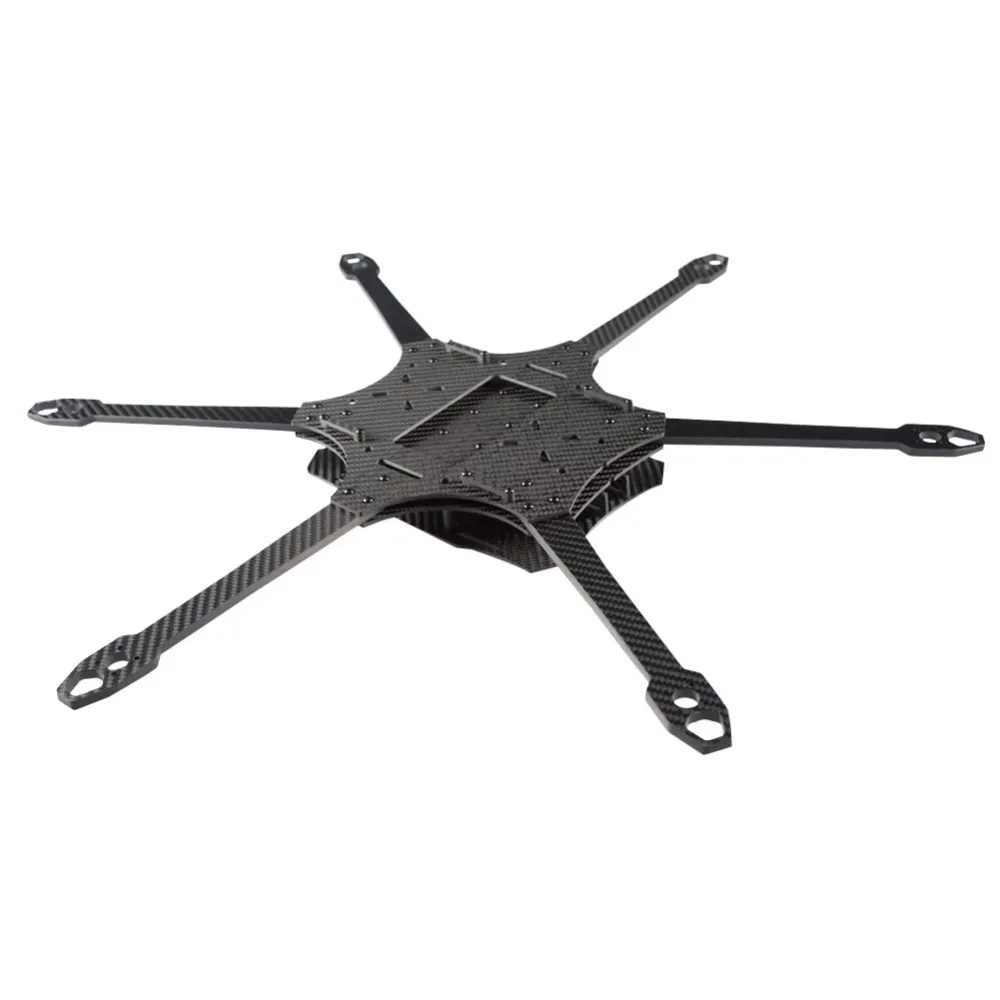 

GX-V6-10 Inch V6 550mm Six Axis Carbon Fiber Rack Fiber Optic Long-range FPV Unmanned Aerial Vehicle Rack