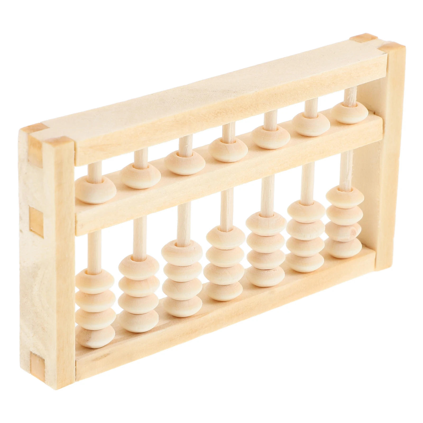 

Mini Wooden Abacus Small Chinese Arithmetic Tool For Kids Adults Math Learning Birthday Photo Booth Props Educational Vintage