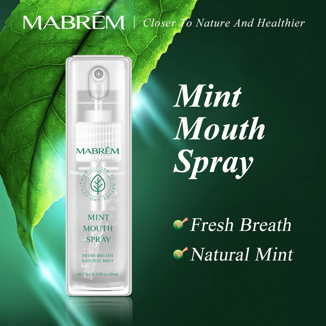 Korea Breath Freshener To Remove Bad Breath, Fresh And Lasting Oral Spray Mint Smell Portable 12ML