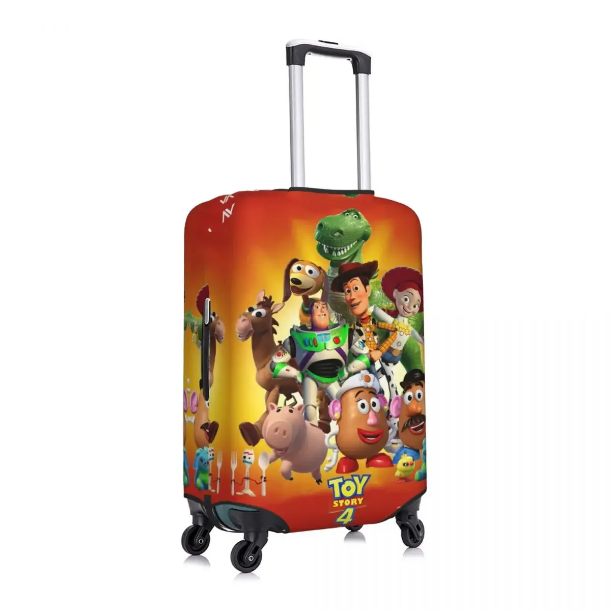 Custom Toy Story Collage Suitcase Cover Elastic Travel Luggage Covers for 18-32 inch