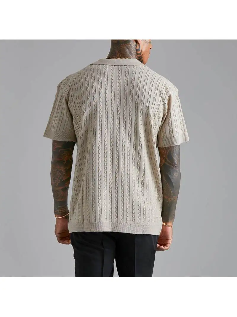 

Летние мужские дышащие ort Sve irt Slim Fit Youthful Sle Fce Lined Thiened Zipper Closure Color