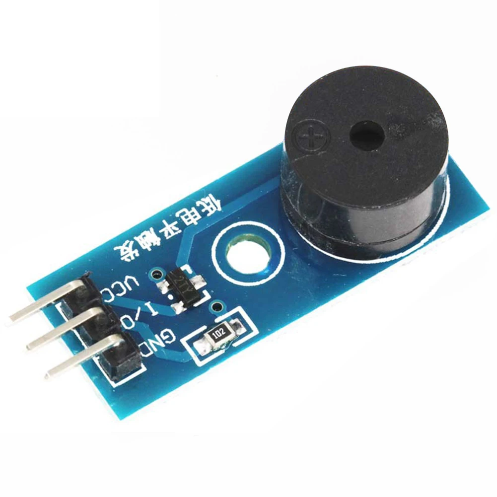 9012 Triode Driver Active Or Passive Buzzer Module 3.3V-5V Low -level Trigger Bee Narrator Control Board PCB Electric Signal
