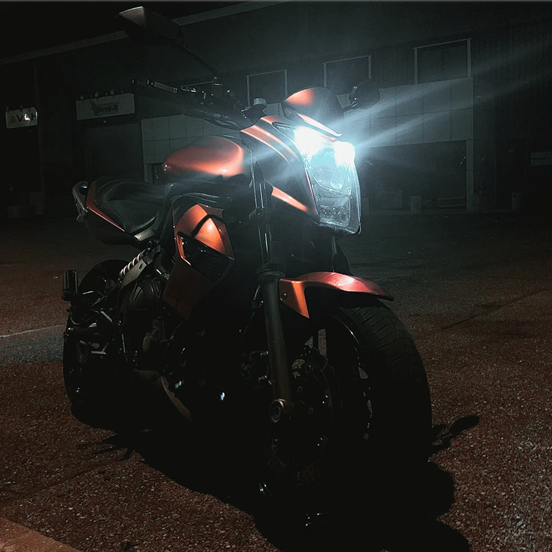 2Pcs  Motorcycle Signal Lamp 12V LED License Plate Light Mini Turn Signal Eagle Eye Shape Tail Rear Light Brake Fog Lamp Bulb