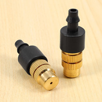 A06RP 10 pcs Adjustable Misting Nozzle for Gardening Sprinkle Brass Watering Sprinkler Sprayer For Irrigation System