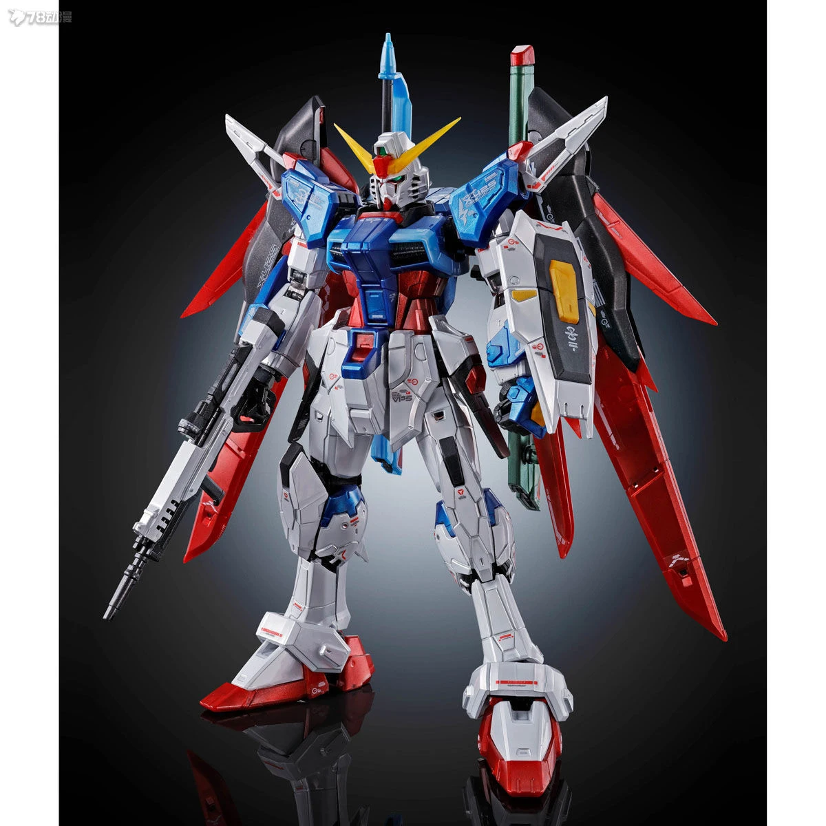 Bandai Original     RG NETWORK LIMITED EDITION ZGMF-X42S DESTINY GUNDAM [TITANIUM FINISH]    Anime Action Figure Assembly Model