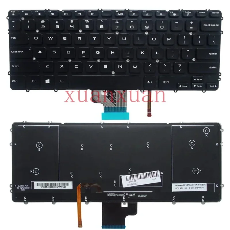 

New Keyboard with backlit for DELL precision M3800 XPS 15 9530 9530B P31F P31P