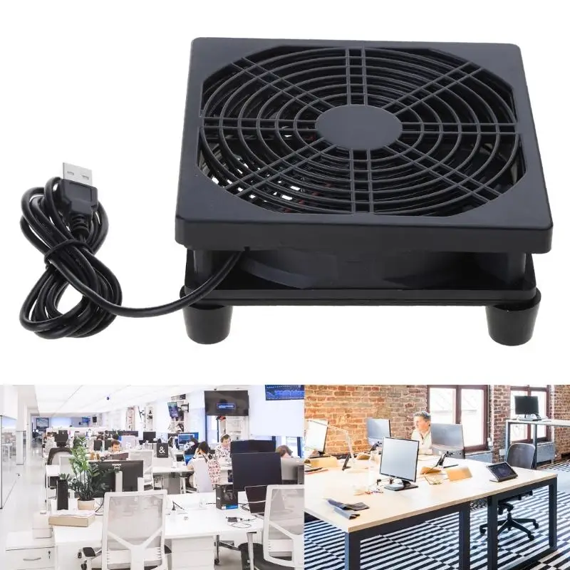 F42D Router Fans Heat sink Laptop PC Computer Cabinet Cooler Widely Application