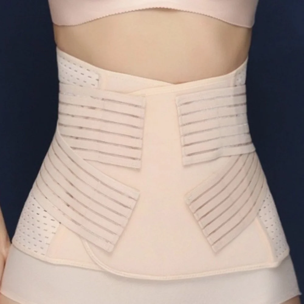 

Simple Thin Postpartum Body Shaper Belt Seamless Stickable Waist Trainer Breathable Tummy Control Women Girdle Belt Female