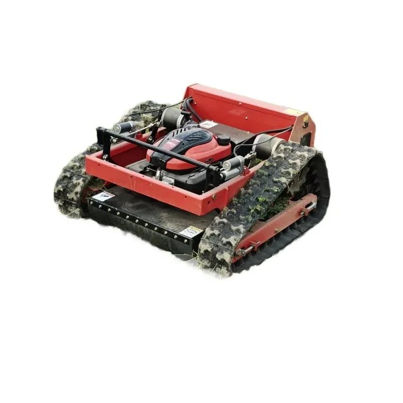Semi-automatic micro lawn mowers, remote control lawn mowers for embankments and dams, crawler type agricultural grass mowers