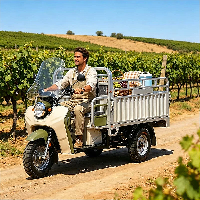 Enclosed Electric Family Tricycle 60V 1500W 4 Seater Full Cabin For All Weather Commuting Family Transport Protection Customized