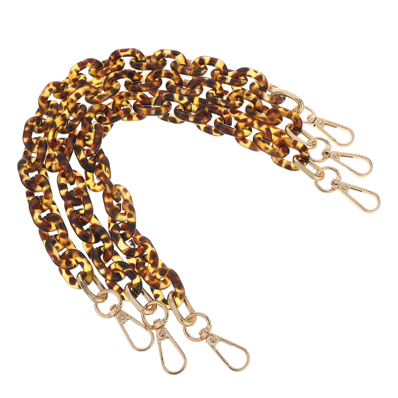 3 قطع من سلسلة المحفظة الأكريليكية: حزام حقيبة مزخرف لحقيبة اليد ومحفظة بديلة عبر الجسم ومحفظة معصم للهاتف خفيفة الوزن #1