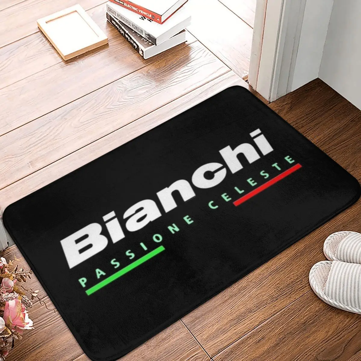 Bianchi Passione Celeste Essential Non-slip Doormat Floor Mat Dust-proo Carpet Rug for Kitchen Entrance Home Bedroom Footpad Mat