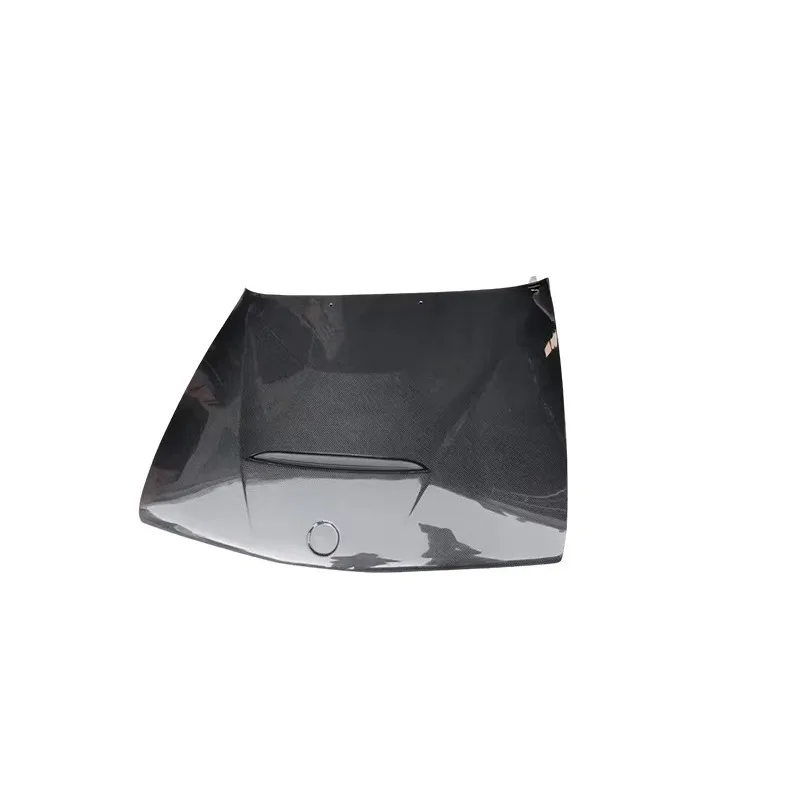 Customized GTS Style Front Replacement Black Wet Carbon Fiber Bonnet Hood for BMW E30 Carbon  Engine Hood Upgrade