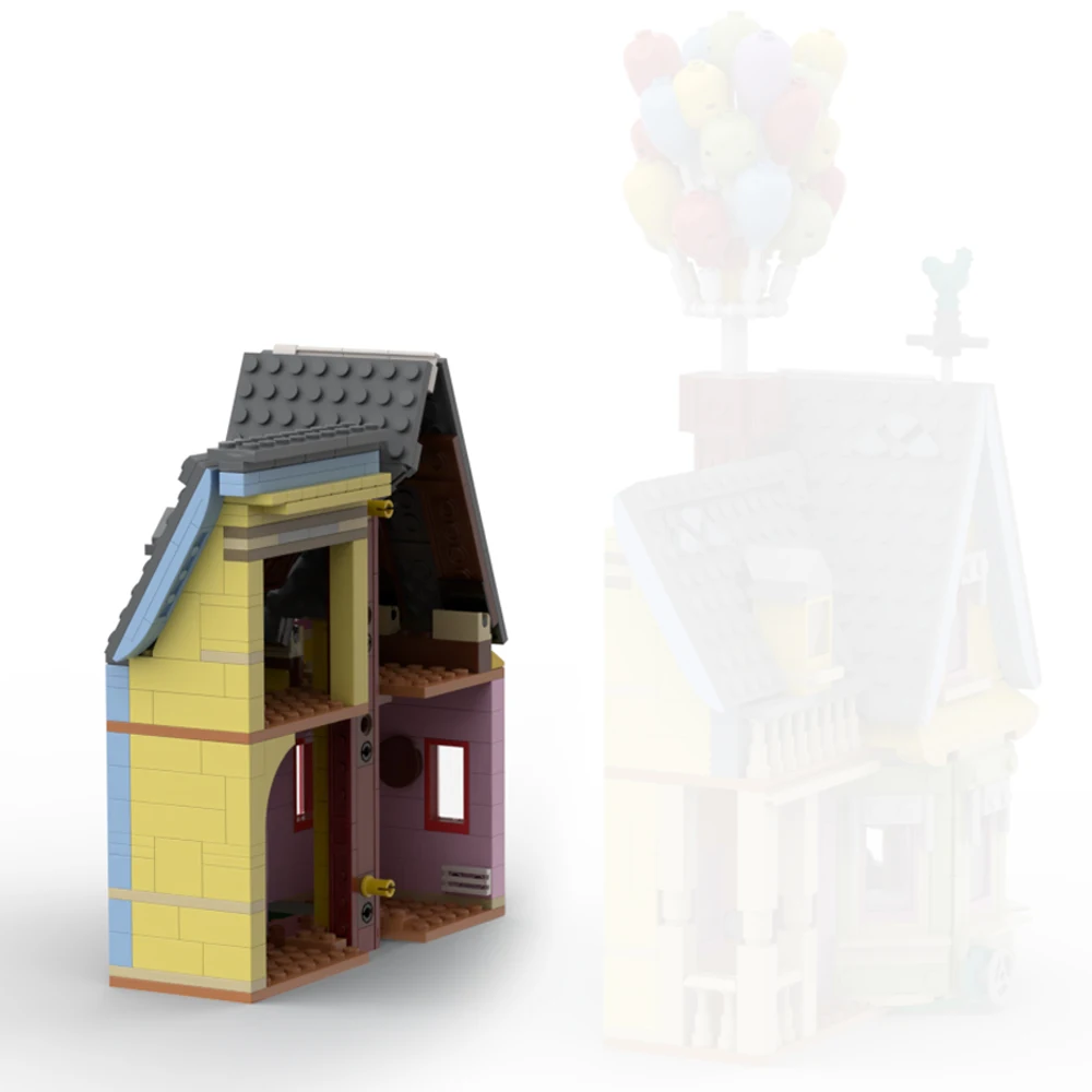 Up House 43217 addizione attacca Building Block Model Kit MOC Yard Hut Modulars architettura mattoni giocattolo Kid compleanni regalo