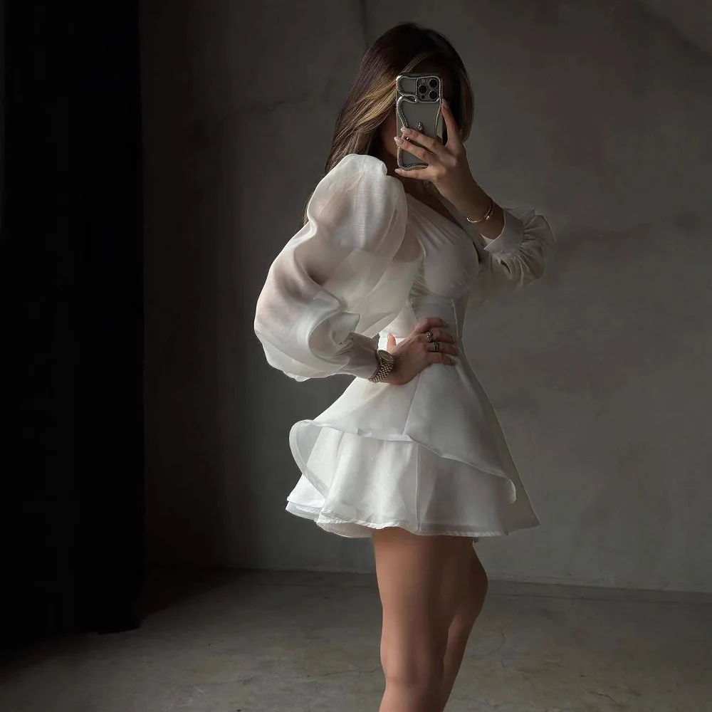 Casual Lang Sve V-Ne A-lijn Dr Dames Faion Taille-kalkend ontwerp ort rok Pure kleur Vrijetijdsjurk Polyester