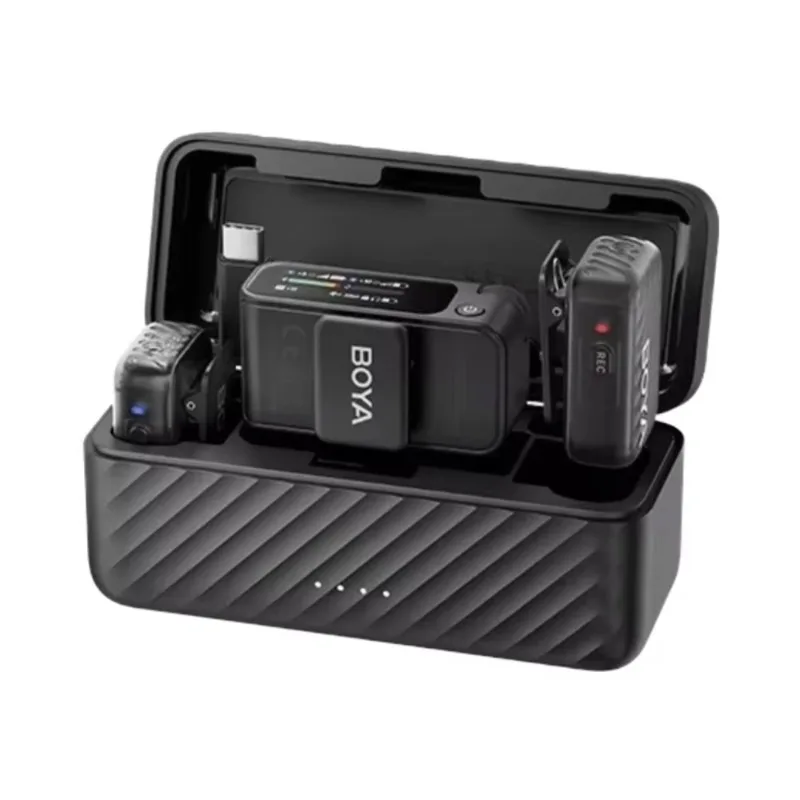 

BOYAMIC2 Профессиональный беспроводной микрофон, всенаправленное шумоподавление для записи мобильного телефона/камеры