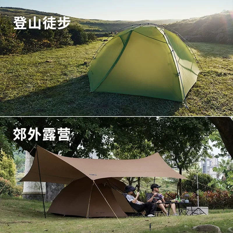 3F UL Gear Taiji3 Ultralight Tent 3/4 Season Portable Backpacking Tent for Multi Person Double Layer Tent for Camping, Climbing view 2