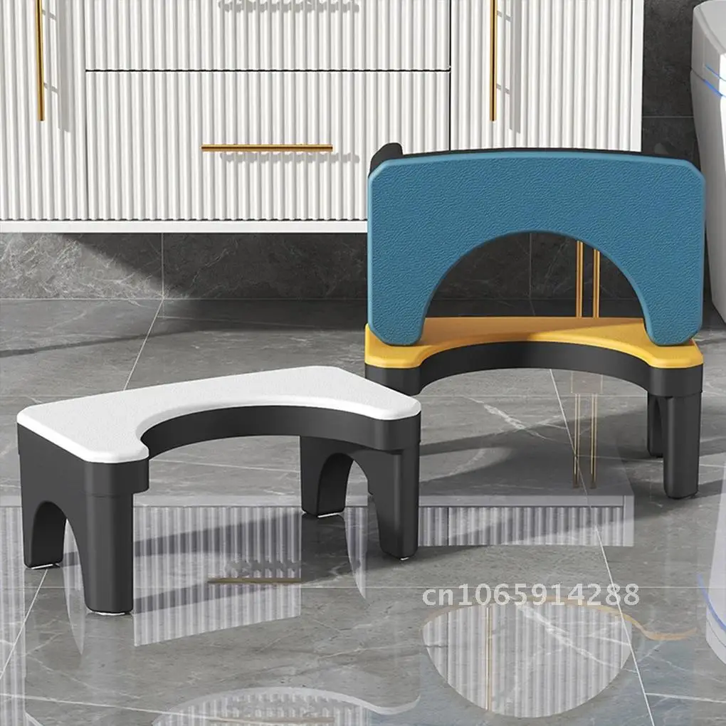 Step Stool For Stool Supplies- Stable Load-bearing Footrest Stool Space-saving Design And Bathroom