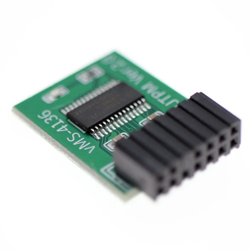 【Verbraucher-Liebling!】2X TPM 2.0 Verschlüsselung Sicherheitsmodul Remote Card LPC-14PIN Modul 14Pin LPC für MSI TPM2.0 LPC 14 Pin Secur