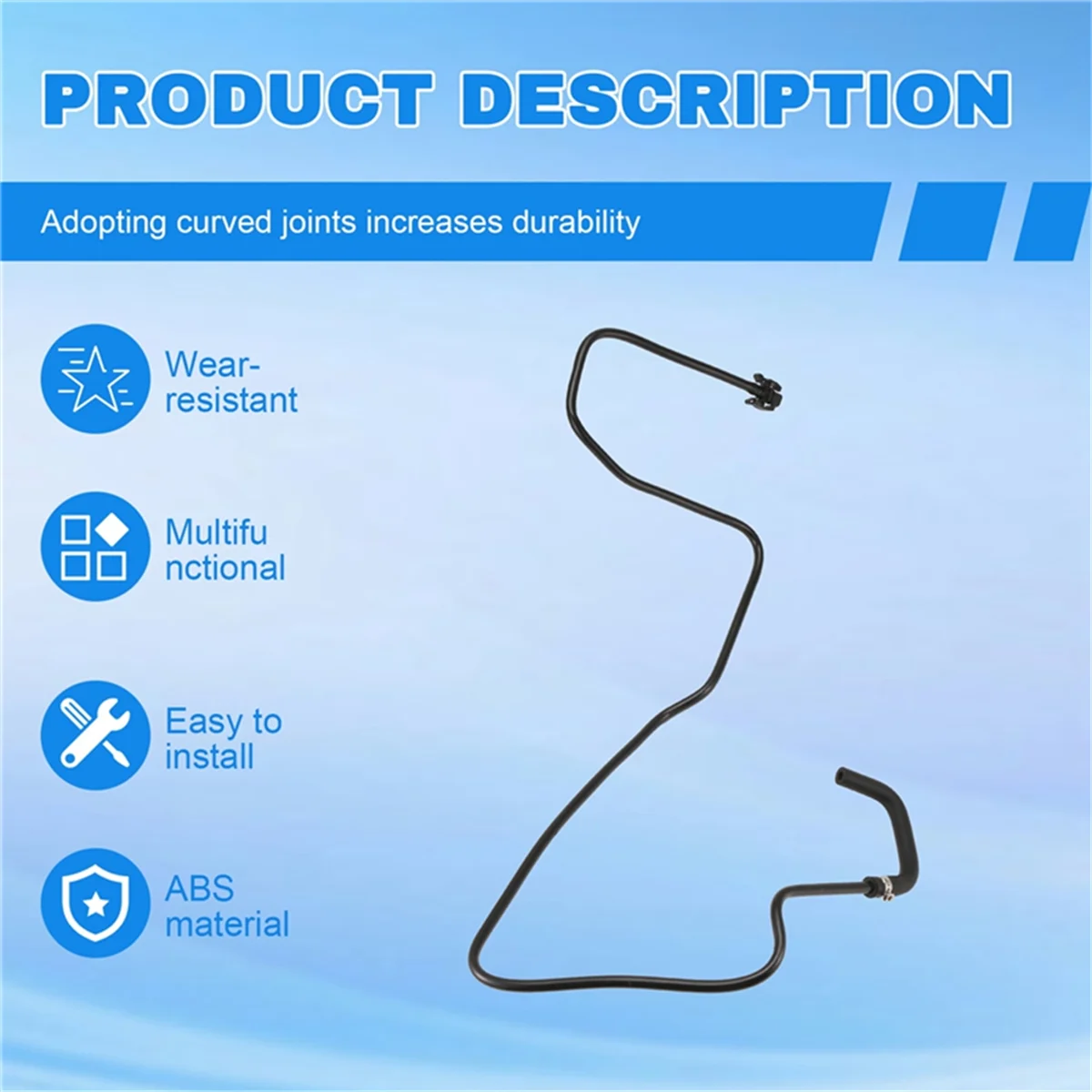 Car Engine Radiator Coolant Hose Pipe Reservoir Tank Hose 8V2Z-8B081-B CN118C012AA for Fiesta 2011-2019