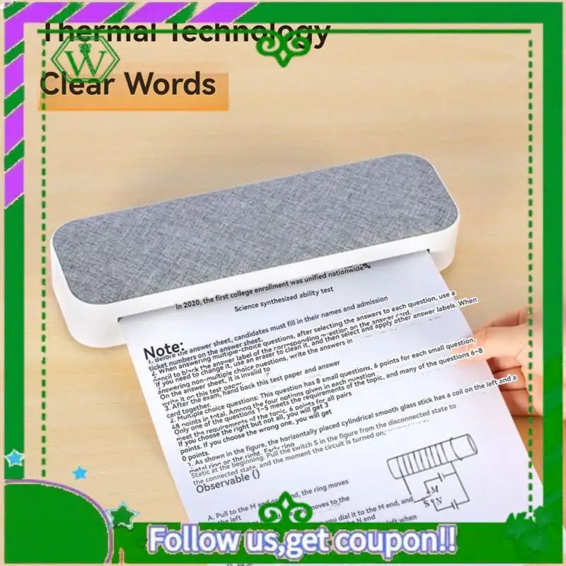 ABIK-A4 Thermal Paper For Peripage A40 Portable Quick Drying Long Term Retention Period Folded Paper