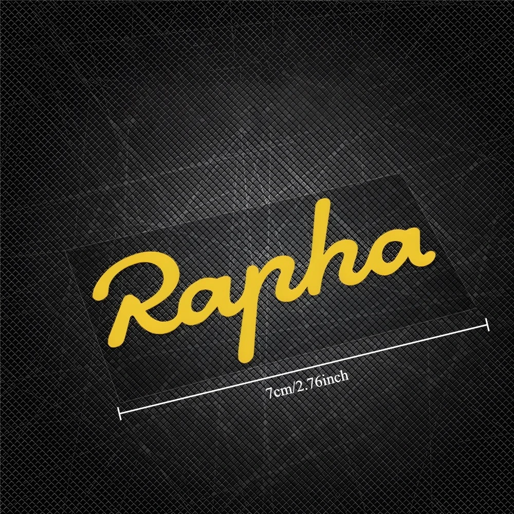 Road Bike Rapha Text Sticker Waterproof Vinyl Decal for Bicycle Frame Laptop White Red Cycling Racing Style Decoration