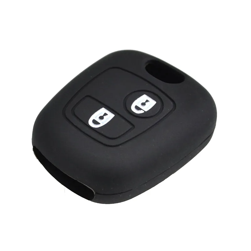 For For Citroen c1 c2 c3 Pluriel c4 Picasso c5 Xsara For Toyota Aygo Silicone Remote Key Case Fob Shell Cover Skin Holder