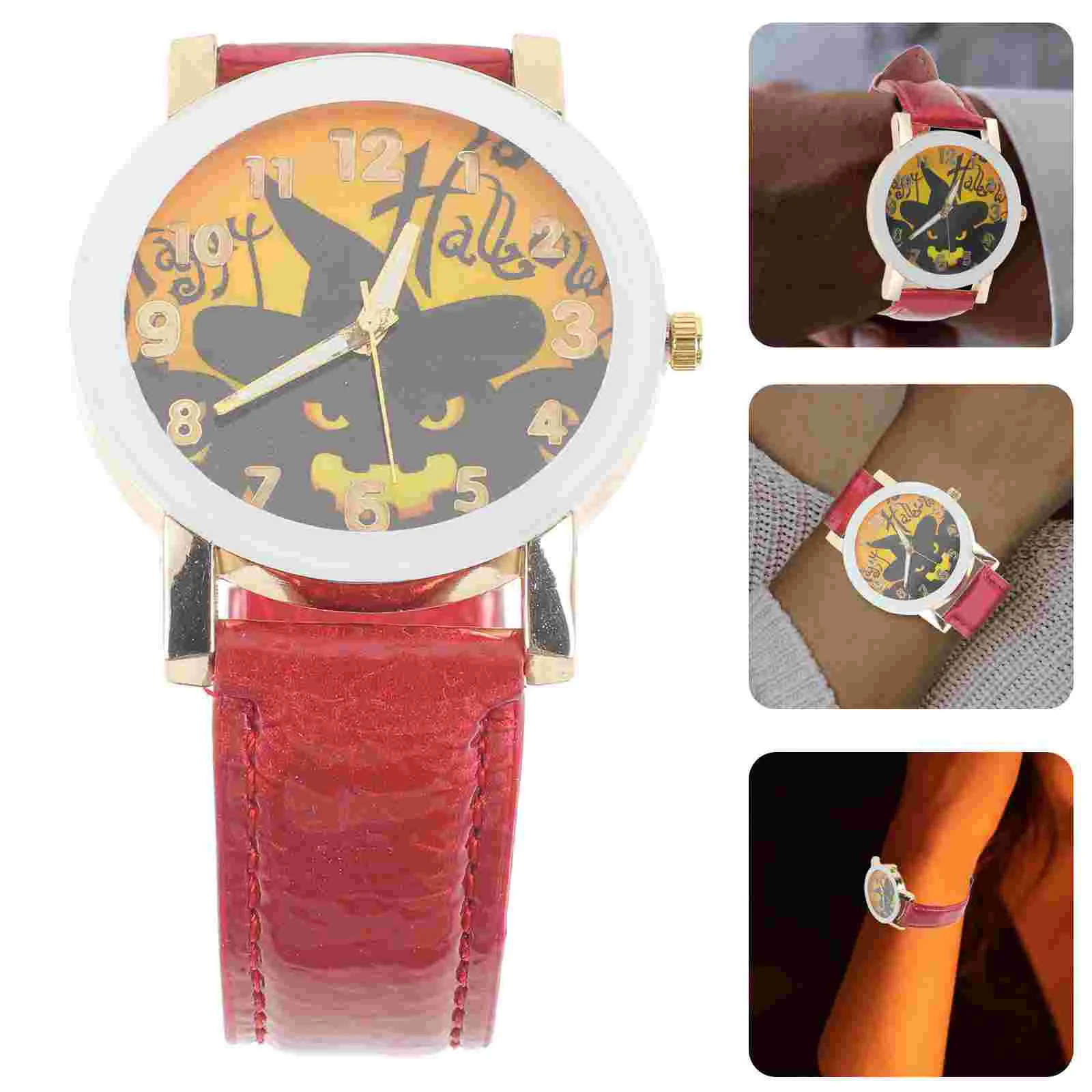 Watch for Women Halloween Pumpkin Gift Women's Wrist Watches Quartz Casual Unique