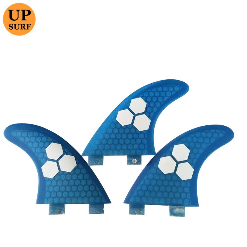 Surfboard Fins Tri-fin Set For UPSURF FCS Fin M Size Fiberglass Honeycomb Surf Fin G5 Sup Accessories