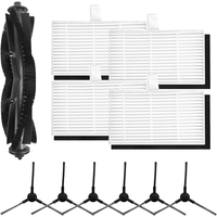 A02V-Main Brush Filters Side Brushes Replacement Kit-11PCS For MONSGA MS1 MAX Robot Vacuum Cleaner