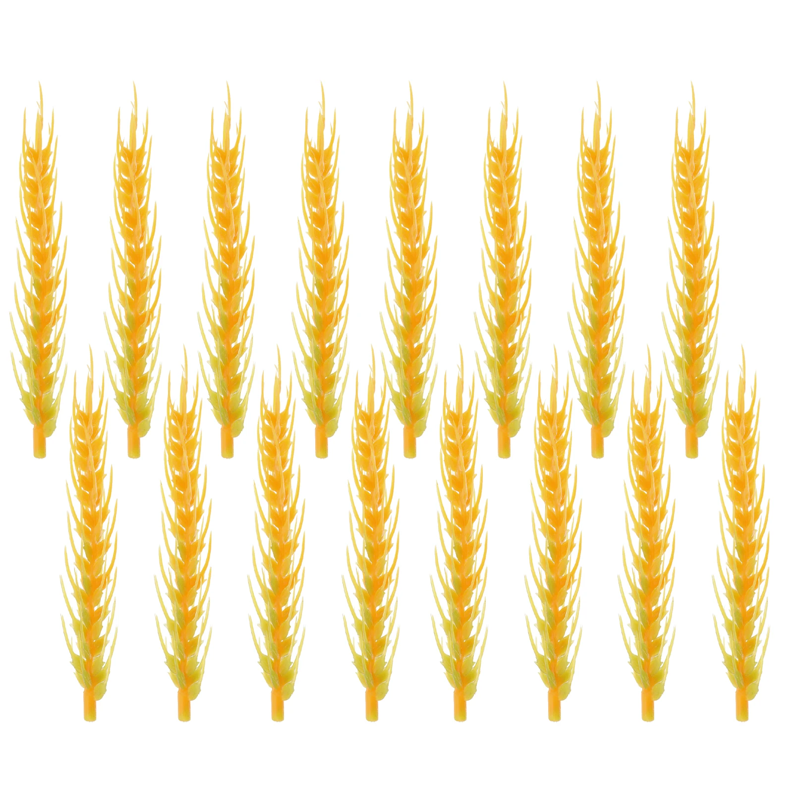 

50Pcs Decorative Wheat Ear Picks Uv Resistant Fade Proof Artificial Bouquet for Garden Theme Party and Indoor Layout