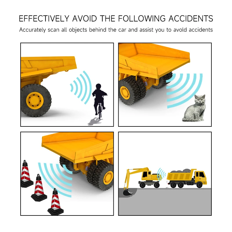 Sensor de Movimento impermeável para Inverter Estacionamento, Sistema de Radar Microondas para Pick Up Truck, Rada, RBSD, 77GHZ