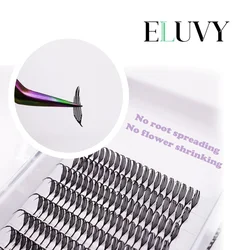 ELUVY anime gratfing Comic Spire Pteris EyelashExtensions C D Curl Super Soft Feather Shape Cosplay  Comic Lashes