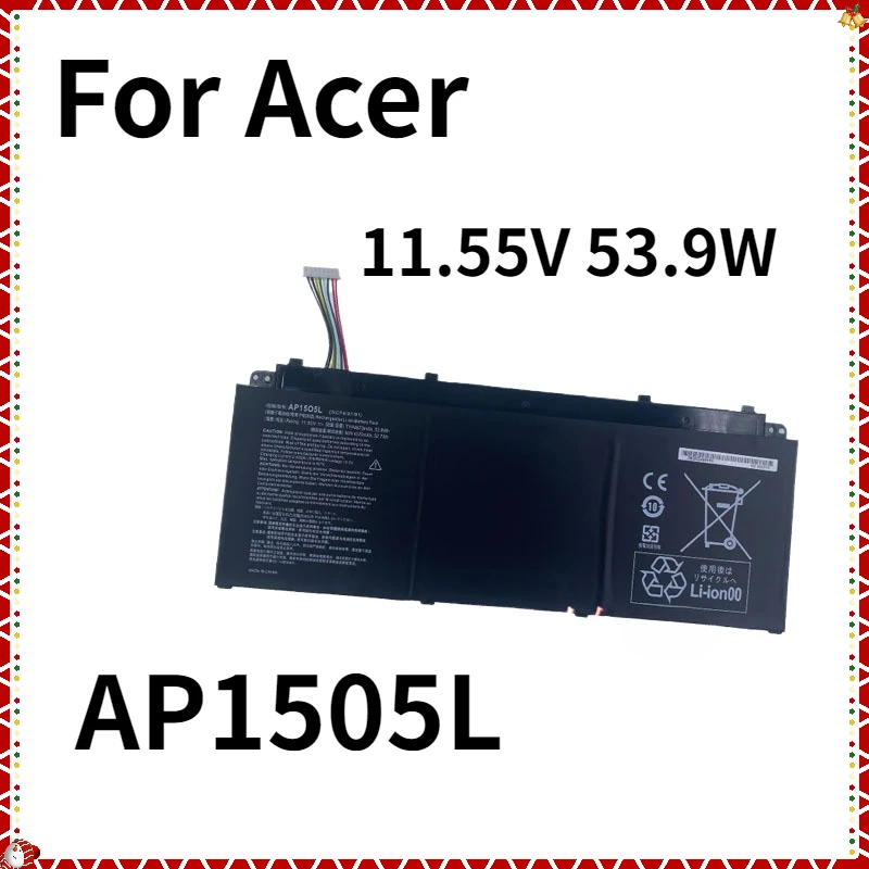 New AP1505L AP15O5L Laptop Battery for Acer Aspire SF514-51 Swift 5 S5-371-52JR S5-371-7278 767P CB5-312T AP1503K 11.55V 53.9W