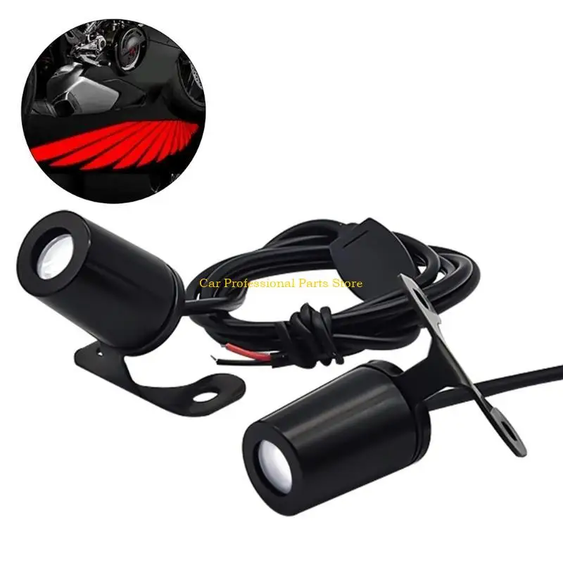 

R53D Motorcycle Projector Light 2Pcs Wing Door Lighting Courtesy Projector Water Resistant Light