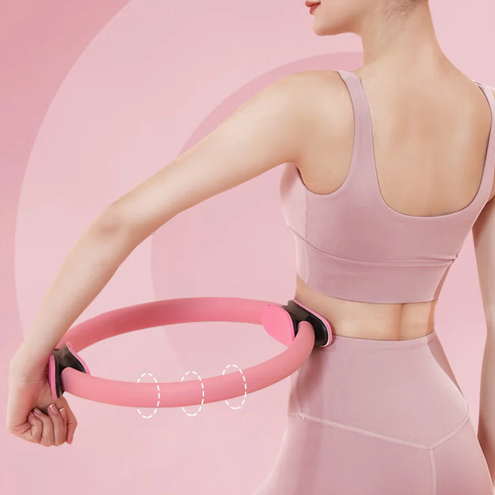 Pilates Ring Fitness Ring Portable Fitness Circle Flexible Resistance Exercise Equipment for Toning Inner & Outer Thighs