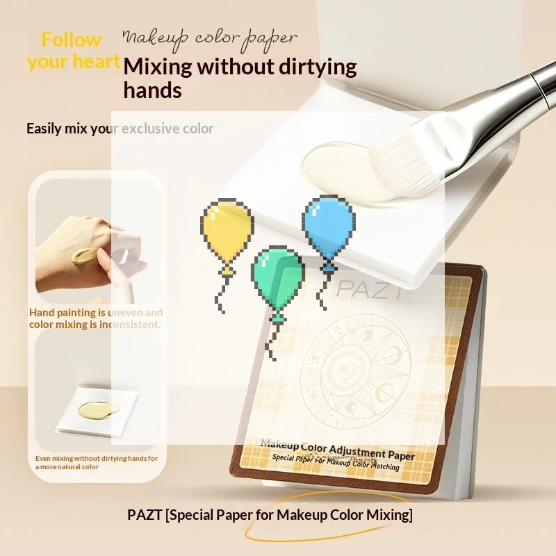 100pcs Disposable Makeup Nail Art Mixing Palette Papers Waterproof Nail Art Drawing Makeup Palette Gel Nail Polish Smudge Mixin