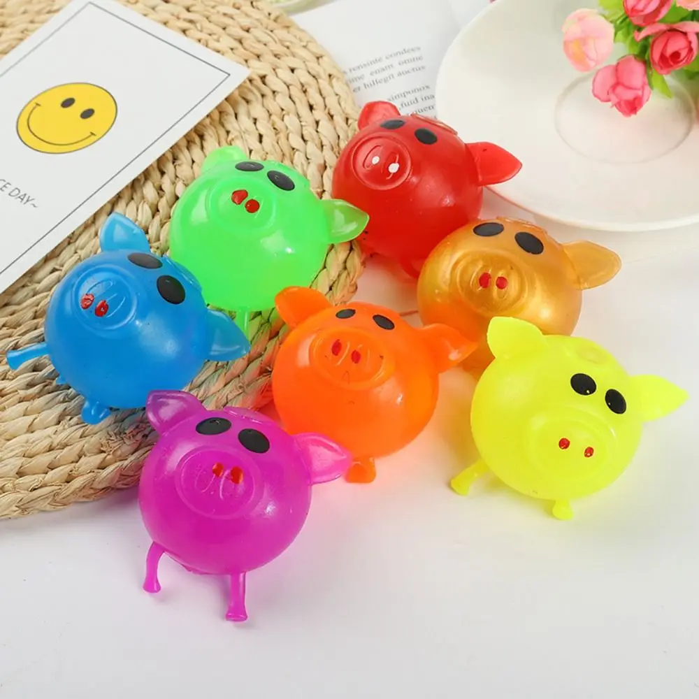 Sticky Pig Pig Head Water Ball Toy Vent Toy Splat Water Ball Jello Pig Fidget Toy Funny TPR Jello Pig Vent Toy Children Toys