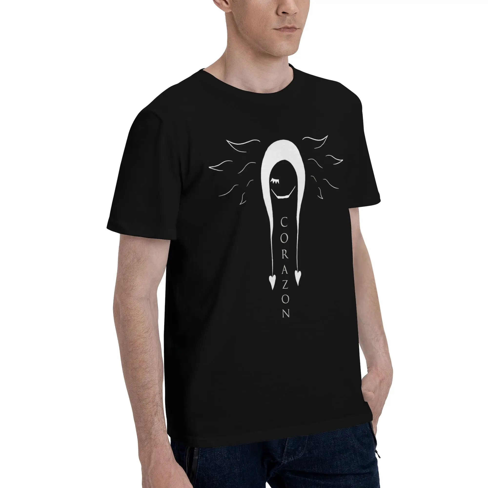 Corazon   One Piece Classic T Shirt  Novelty 100% Cotton T-Shirt Bandai ONE PIECE Tops Tees For Men