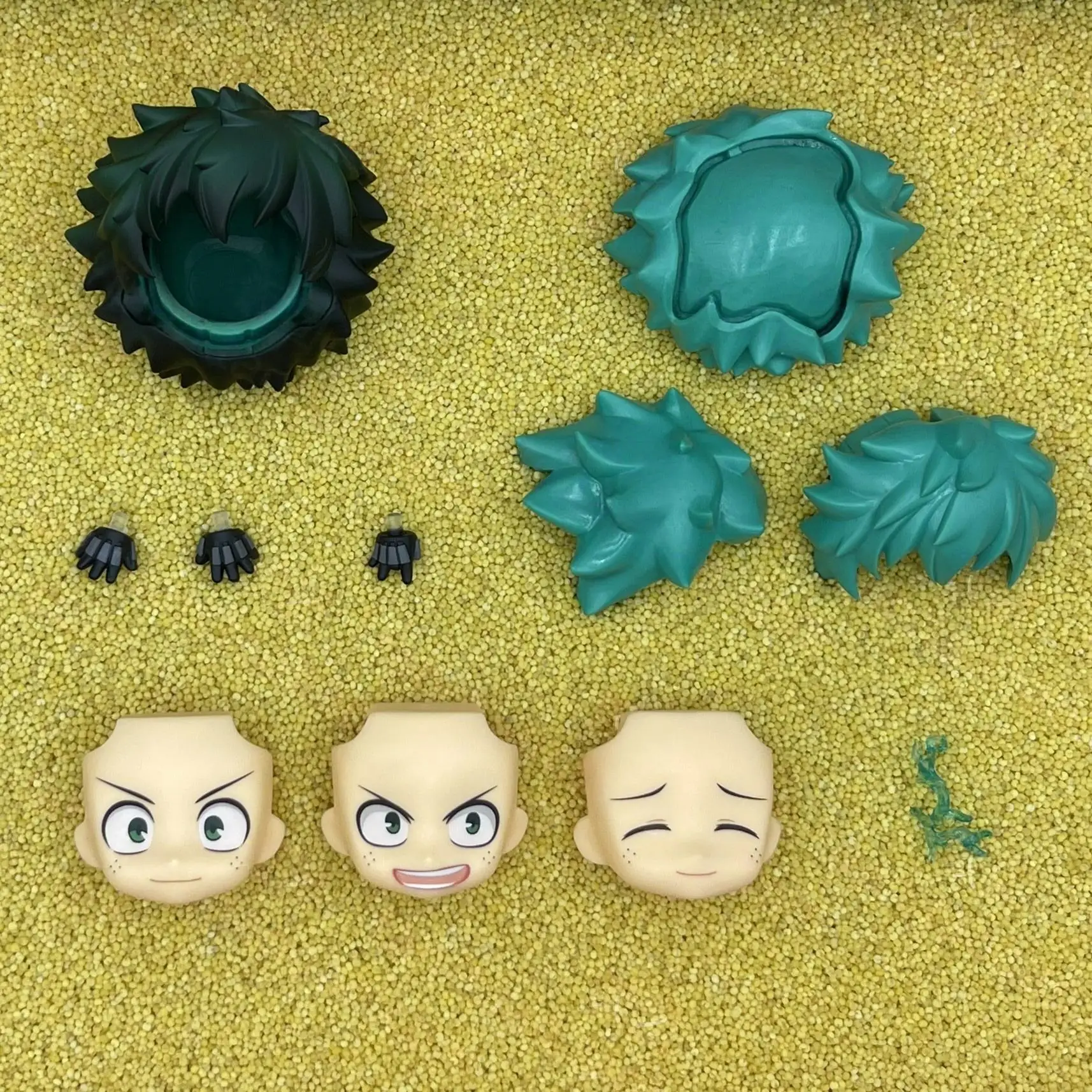 

lvgujiurang GSC Clay Man Face doll face hair doll accessories