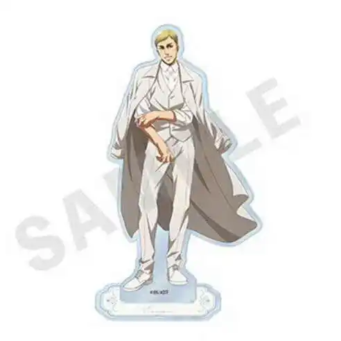 Game Erwin Smith Eren Yeager Levi Ackerman Hange Zoe Acrylic Stand Doll Anime Figure Model Plate Cosplay Toy for Gift