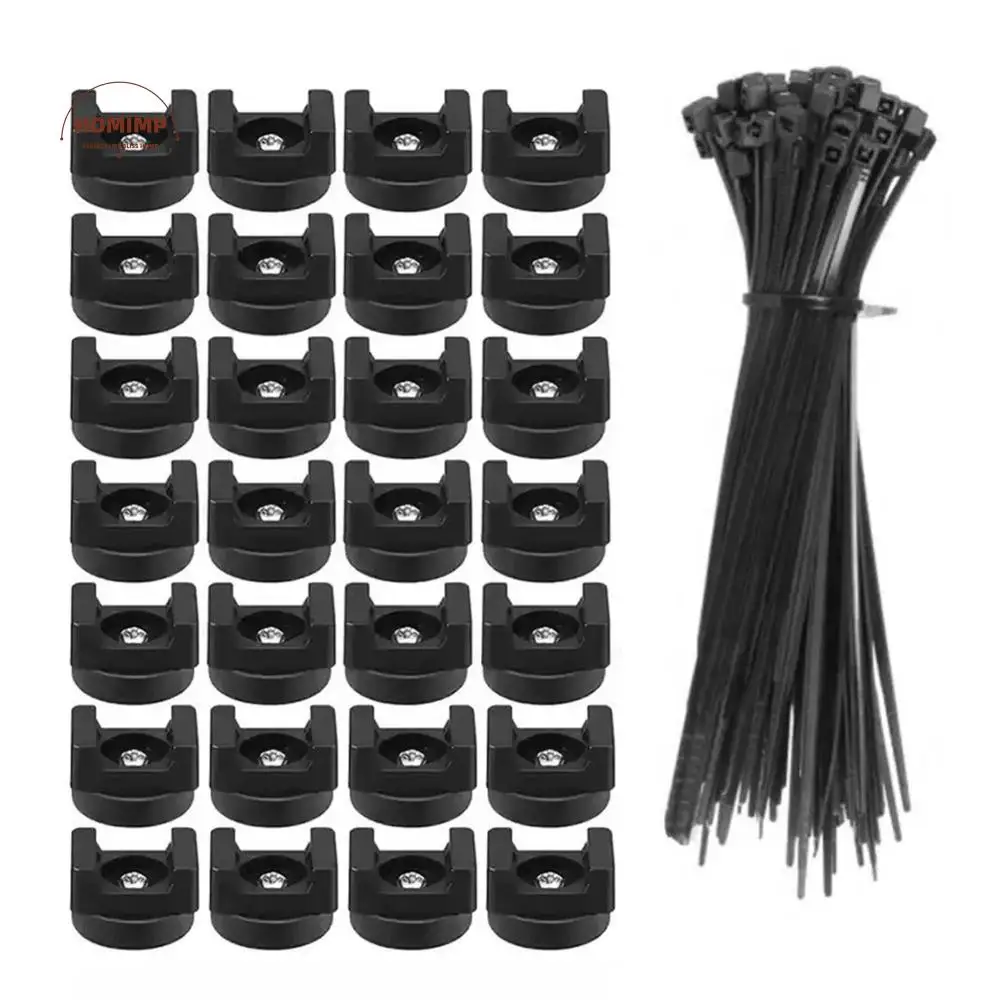 

Quick Fix Magnetic Zip Tie Cable Organizer Nylon Strap Clamp Cable Tie Buckle Self-locking Reusable Cable Stripper Tool Home