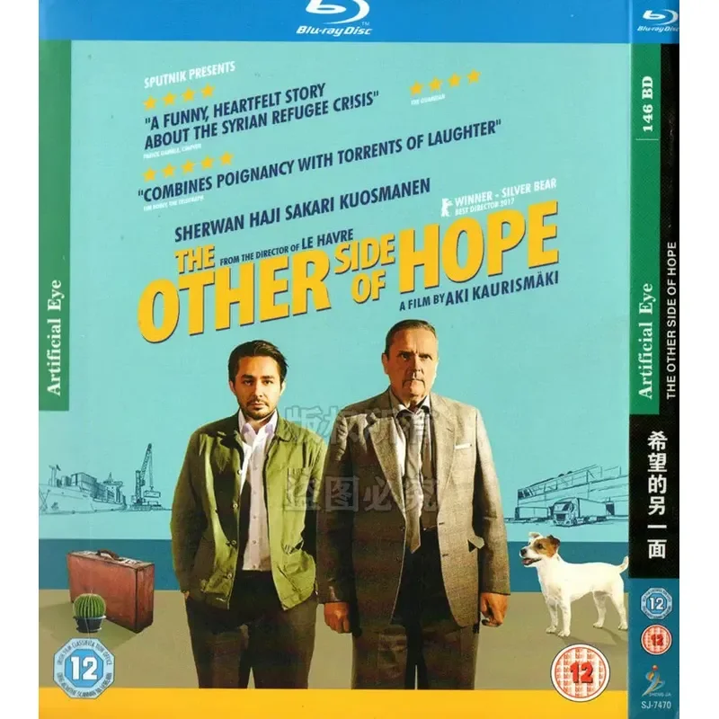 Finnish comedy film, The Other Side of Hope BD Blu-ray 1080p high definition 1 disc