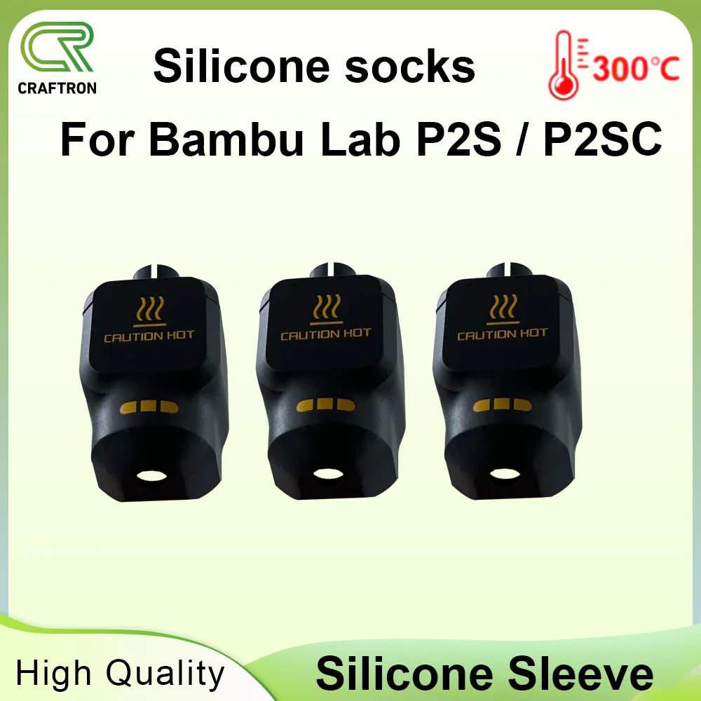 

50pcs For Bambu Lab P2S Nozzle Silicone Sleeve Protective Cover Tested & Approved Sock for Bambulab P2S Hotend 3d Printer