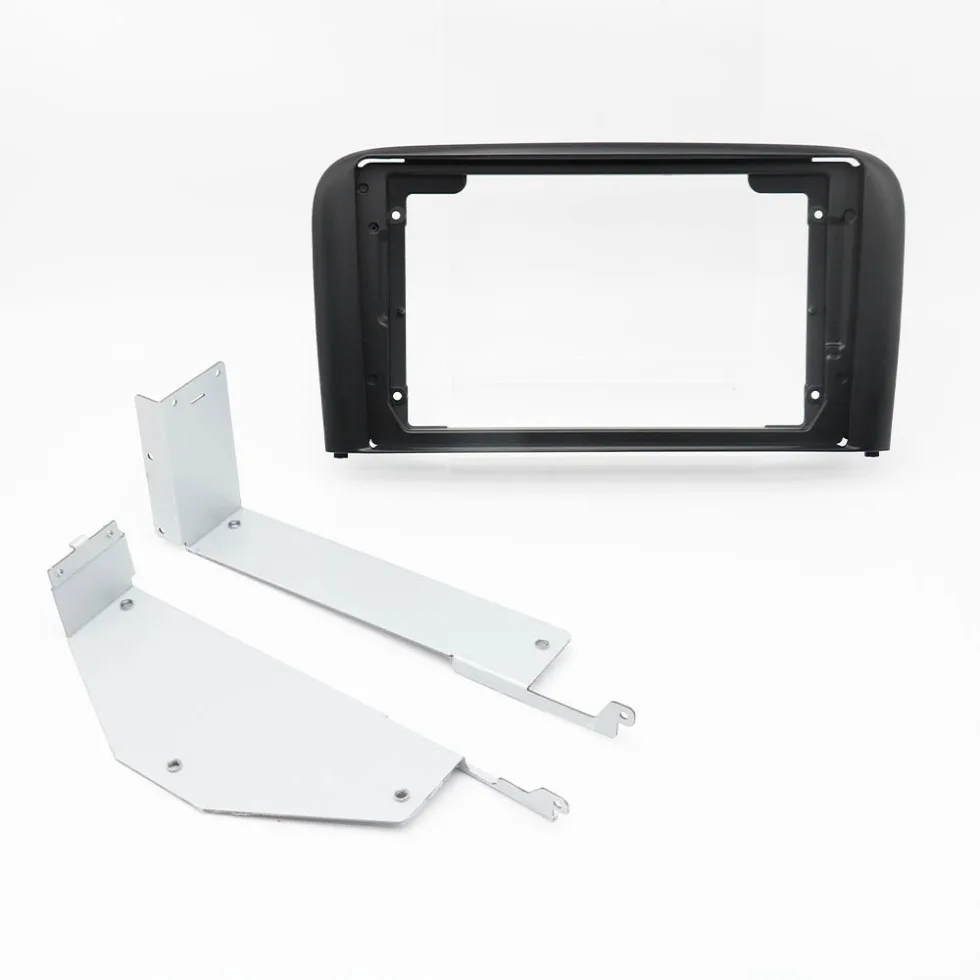 Car radio frame Android 9Inch Fascia For 2001-2006 Volvo S80 Car Cd Player Auto Parts Interior Trim Panel Instrument Mounting