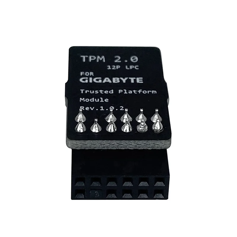 وحدة AEF7-TPM2.0 LPC 12Pin مع ترقية لـ Infineon SLB9665 Windows 11 للوحة الأم جيجابايت لـ GC-TPM2.0 S